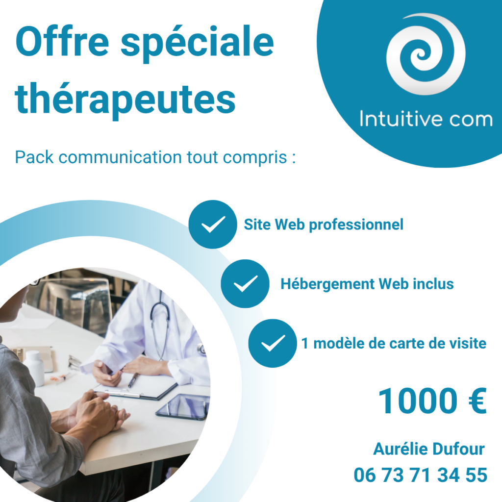 Offre spéciale Thérapeutes Offre spéciale Thérapeutes